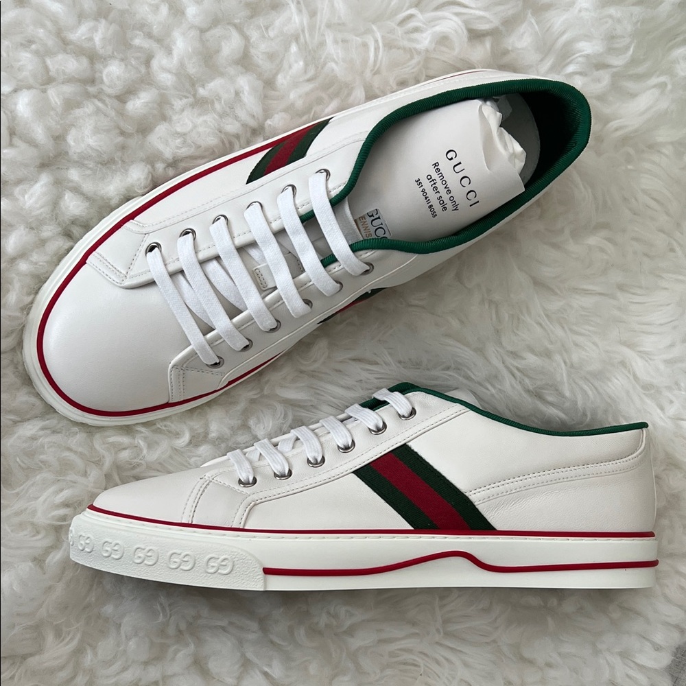Gucci White Leather Men’s Tennis Sneaker Gucci Men 10
NWT